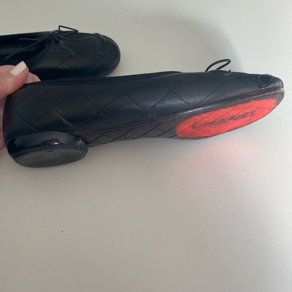 Chanel Cambon Black on Black Ballet Flats - Picture 6 of 14